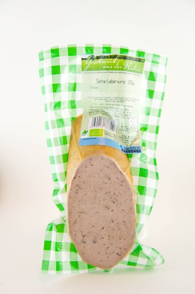 Bio Delikatess Leberwurst, fein