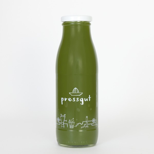 Kaltgepresster Saft Grün II - Apfel, Brokkoli, Petersilie, Ingwer