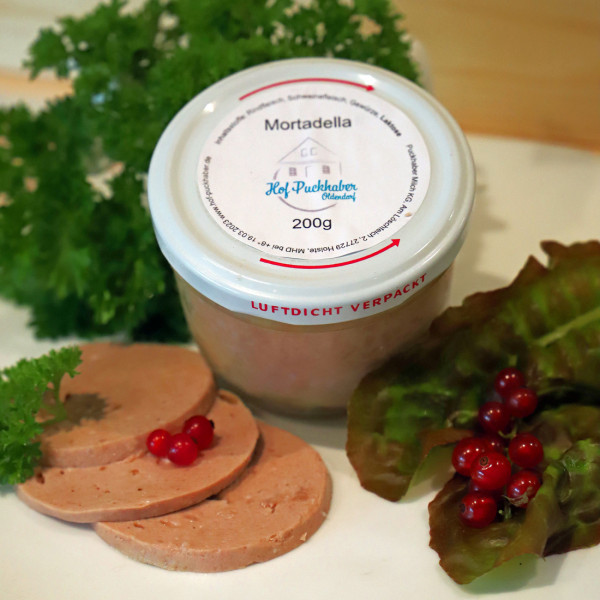 Mortadella im Glas