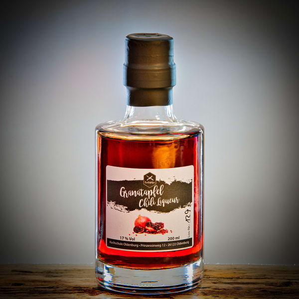 Granatapfel-Chili Liqueur (Likör)