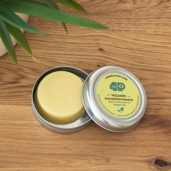 Feste Handcreme, Vegan