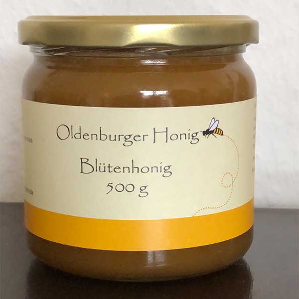 Oldenburger Frühtracht Blütenhonig 500g