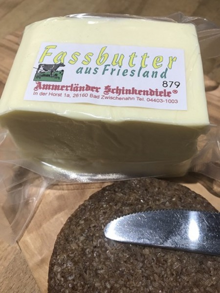 Deutsche Fassbutter, Fass-Butter, Stück ca. 200g
