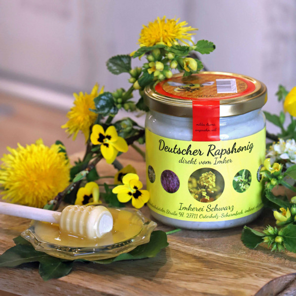Deutscher Rapshonig 500g, feincremig