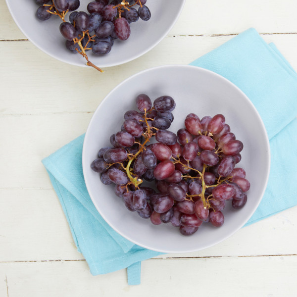 Weintrauben ohne Kerne blau
