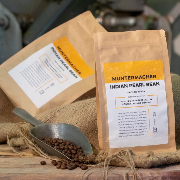 Kaffee Muntermacher Indian Perl Bean