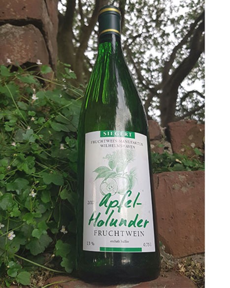 Apfel-Holunderblütenwein 2018, trocken