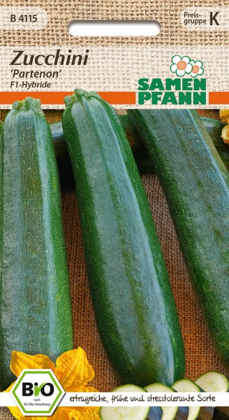 Bio-Zucchini „Partenon“ – F1-Hybride