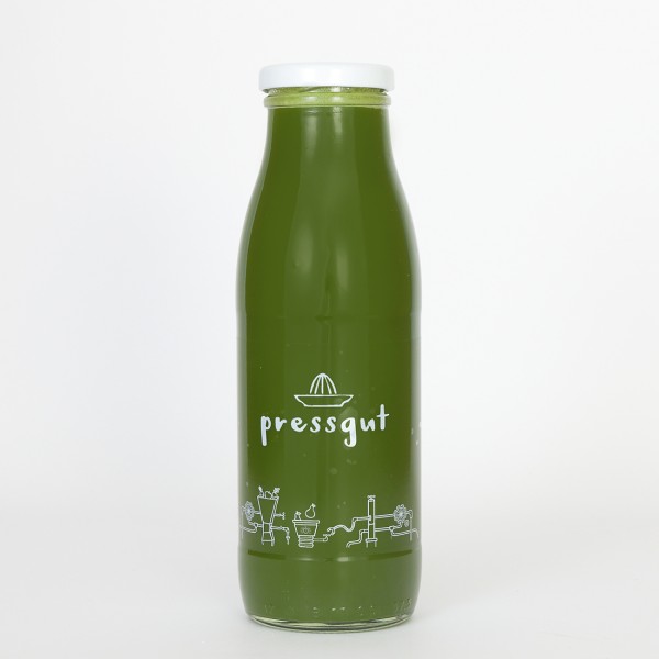 Kaltgepresster Saft Grün I - Ananas, Spinat, Zitronengras