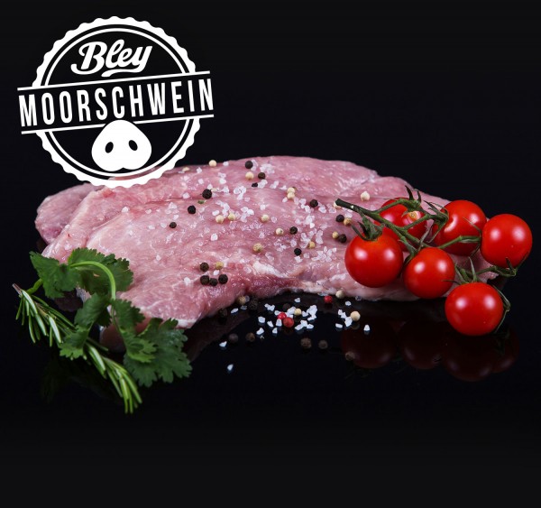 Moorschwein Schnitzel, 2 Scheiben