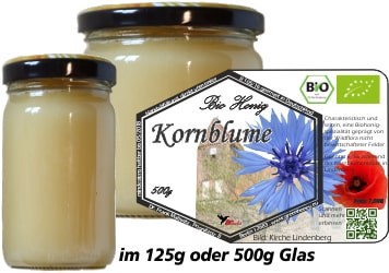Bio-Honig Kornblume